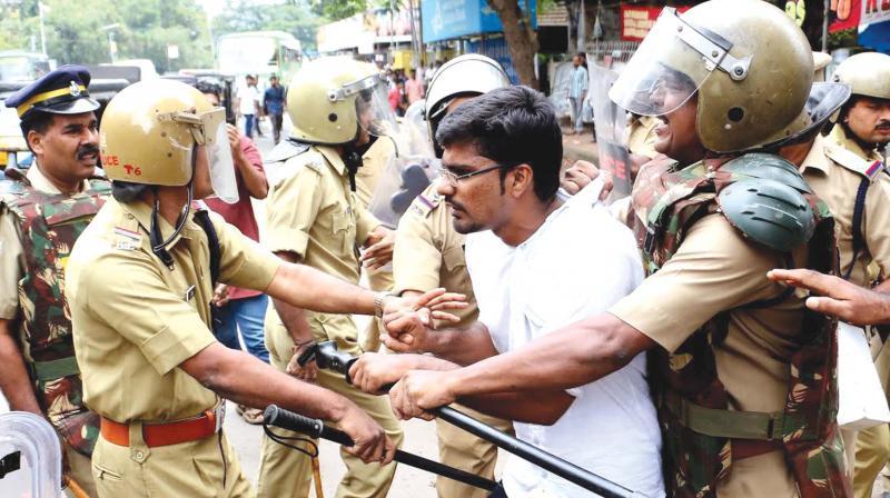 about police attack arrests in kozhikode district news