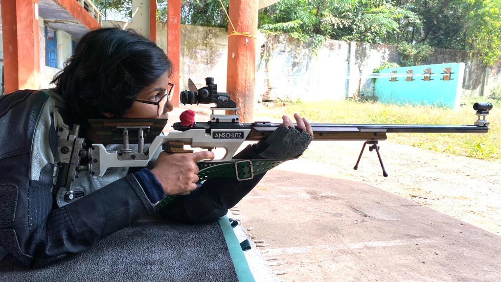kozhikode shooter vidarsa k. vinod qualifies for asian games1